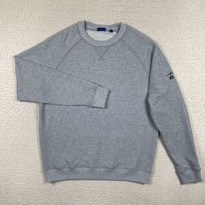 FJ Sweatshirt Mens Medium Blue Golfer Pullover Activewear‎ Horse Weathervane